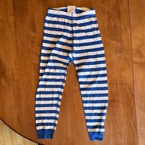 Hanna Andersson Blue and White Striped Pajama Pants